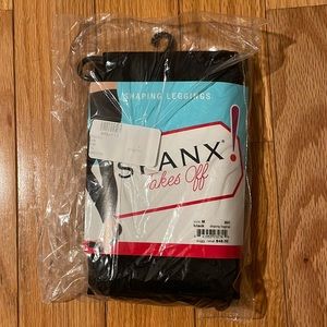 Spanx shaping black leggings size M NWT